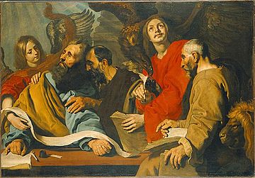 The Four Evangelists, by Pieter Soutman, 17th century