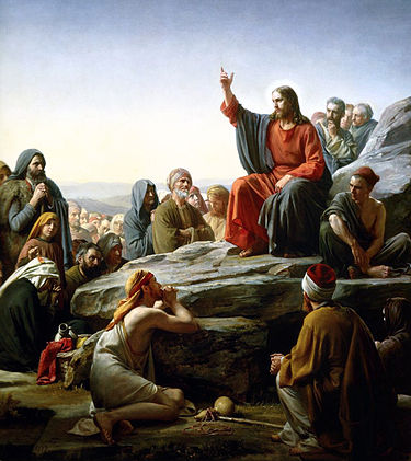 Carl Heinrich Bloch's depiction of the Sermon on the Mount